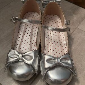 Silver Lolita Mary Jane Shoes